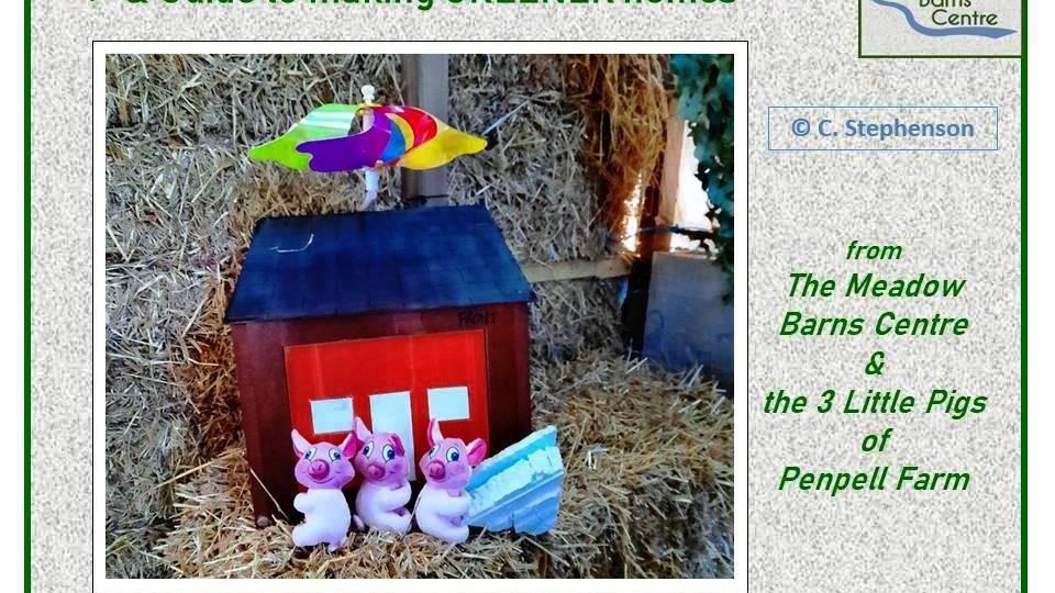 picture of house with the three little pigs