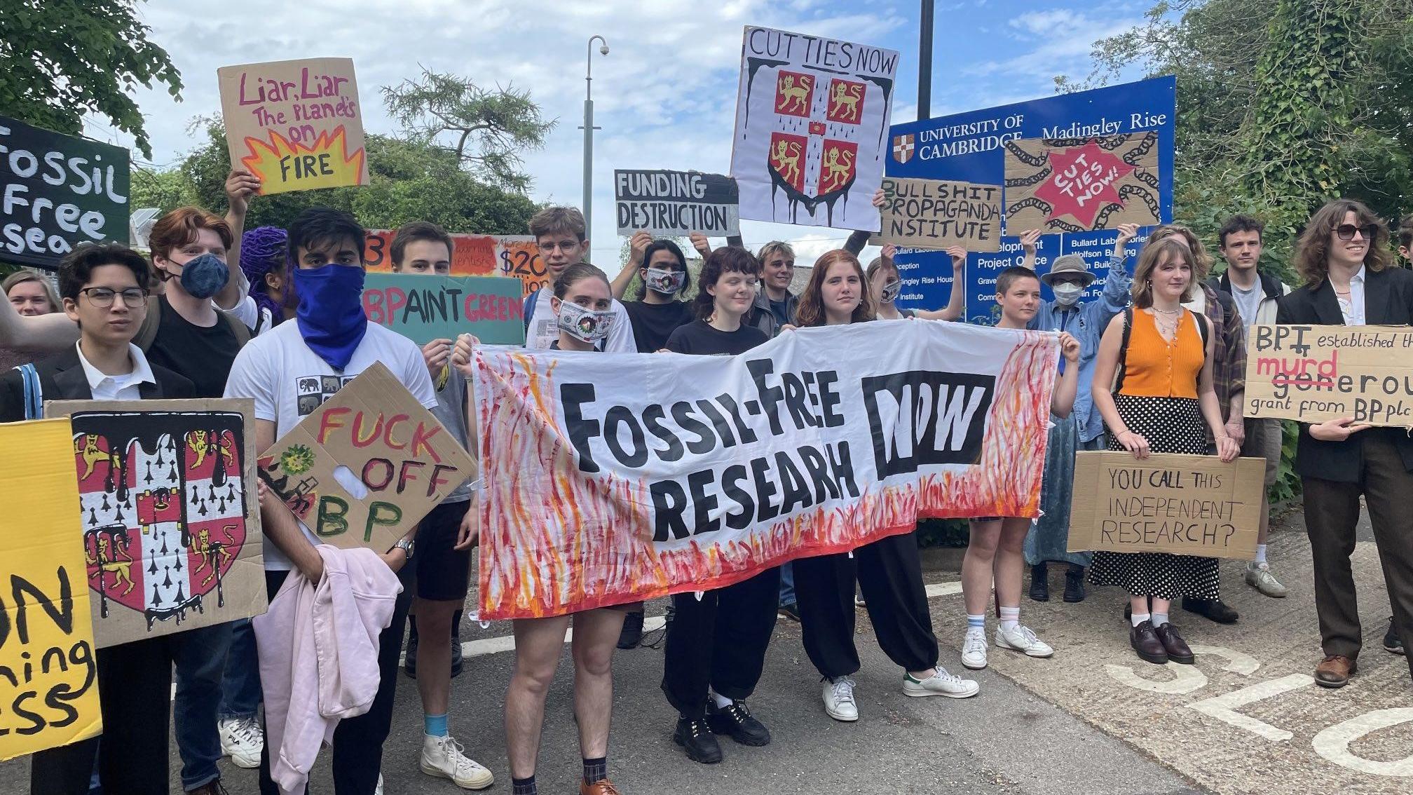 fossil free research demonstration